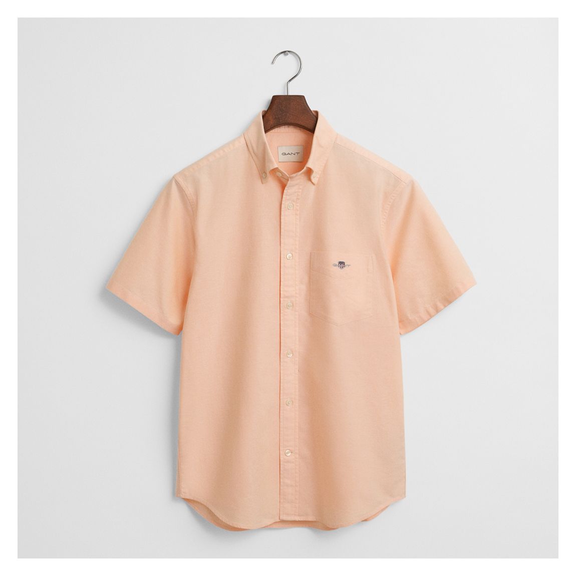 Peach Classic Oxford Polo Shirt main product photo