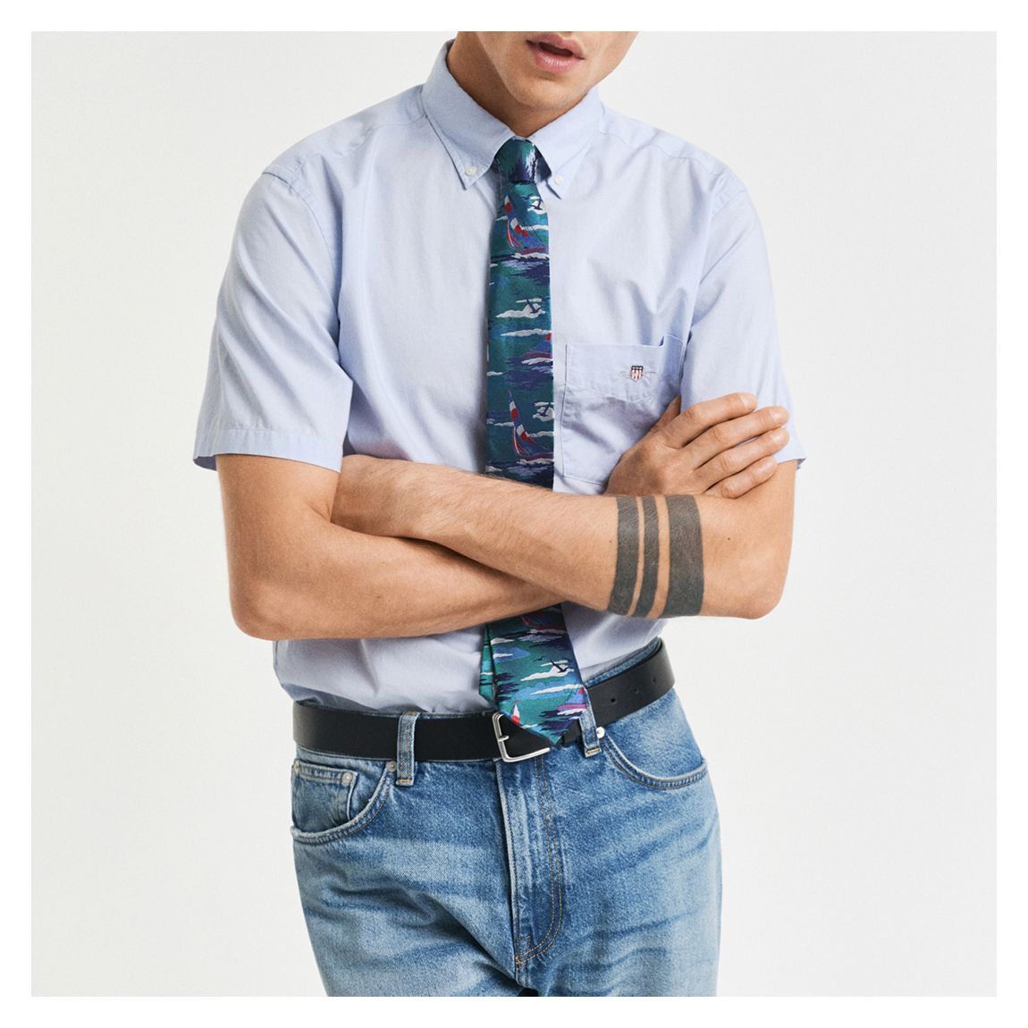 Blue Poplin Classic Shirt main product photo