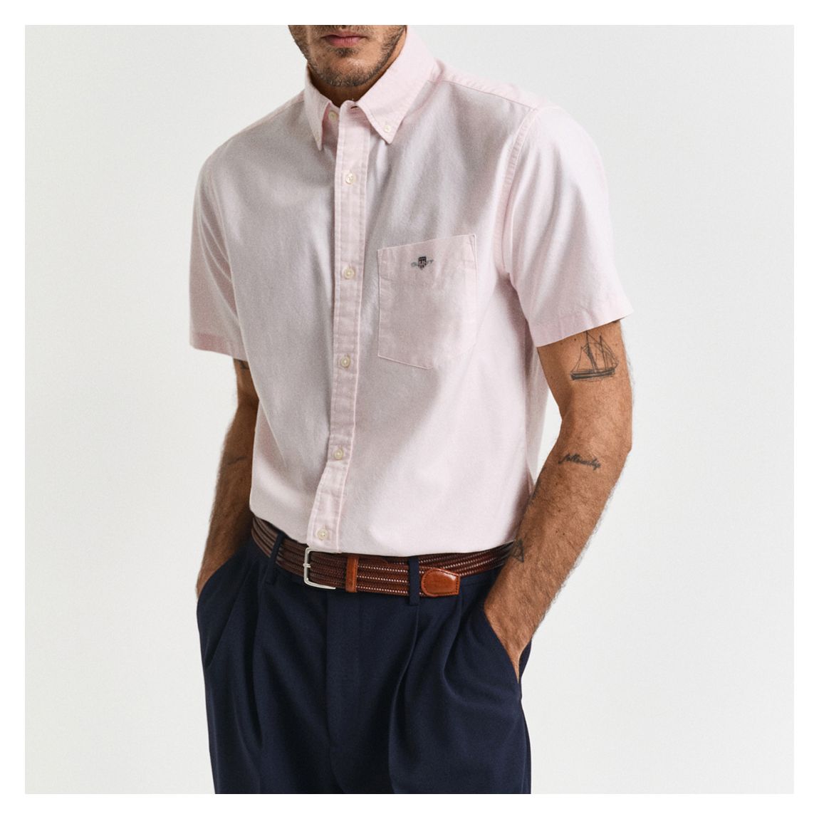 Light Pink Poplin Shirt main product photo