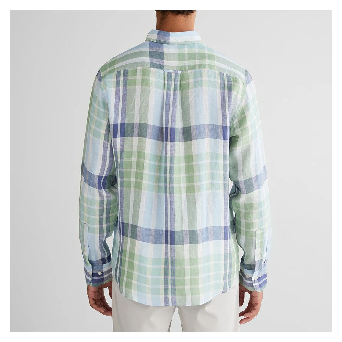 Green/Blue Check Shirt main product photo