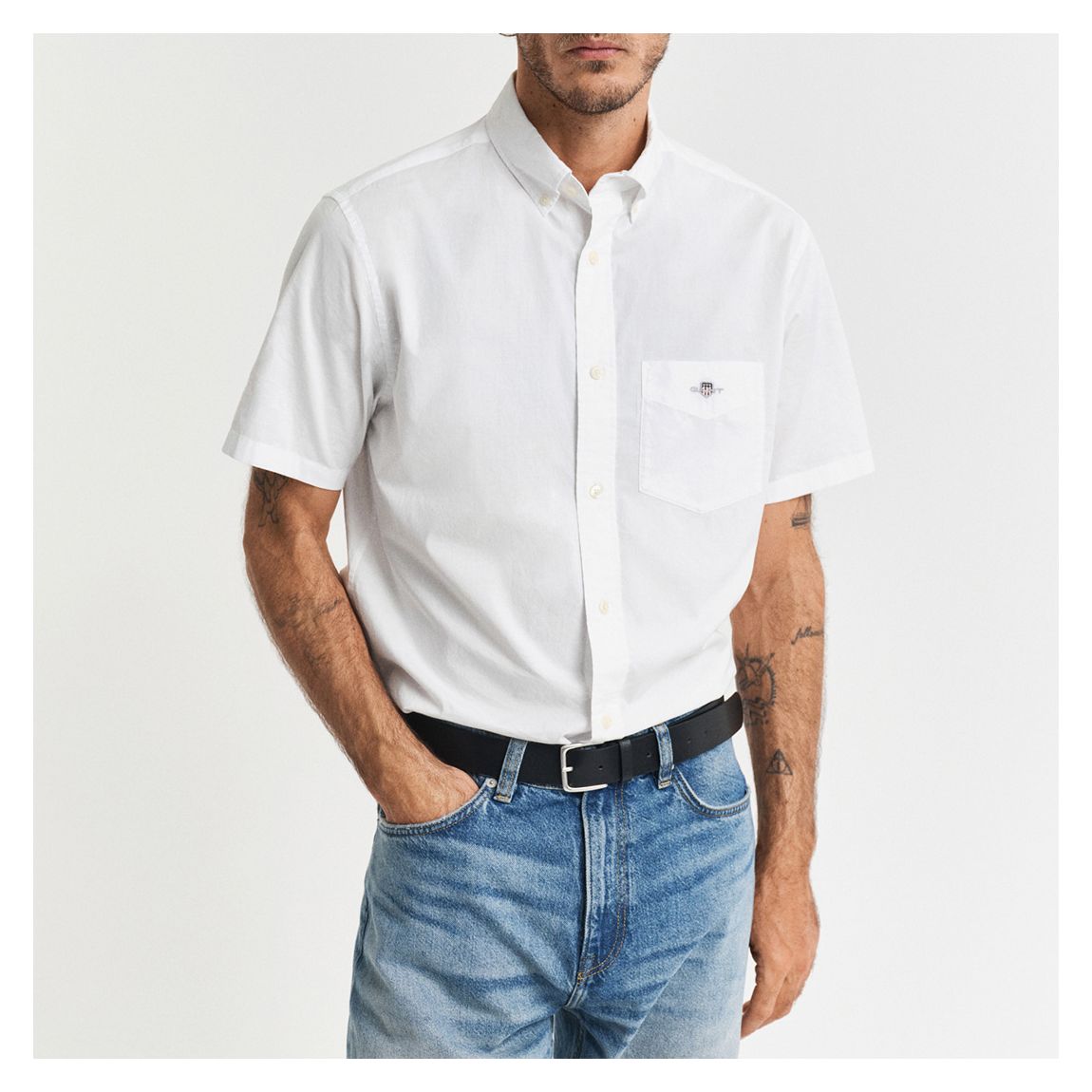 White Classic Oxford Shirt main product photo