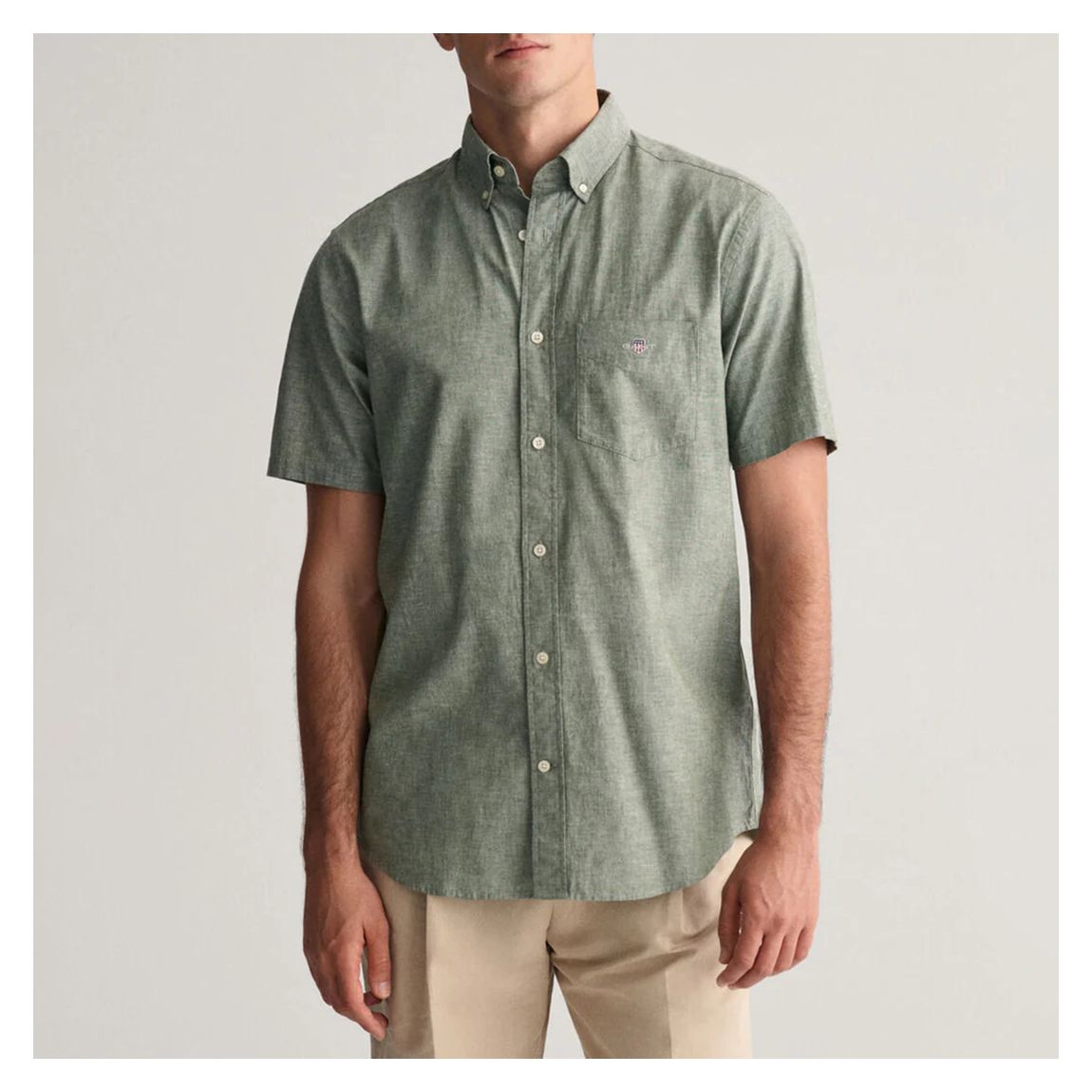 Khaki Classic Oxford Shirt main product photo