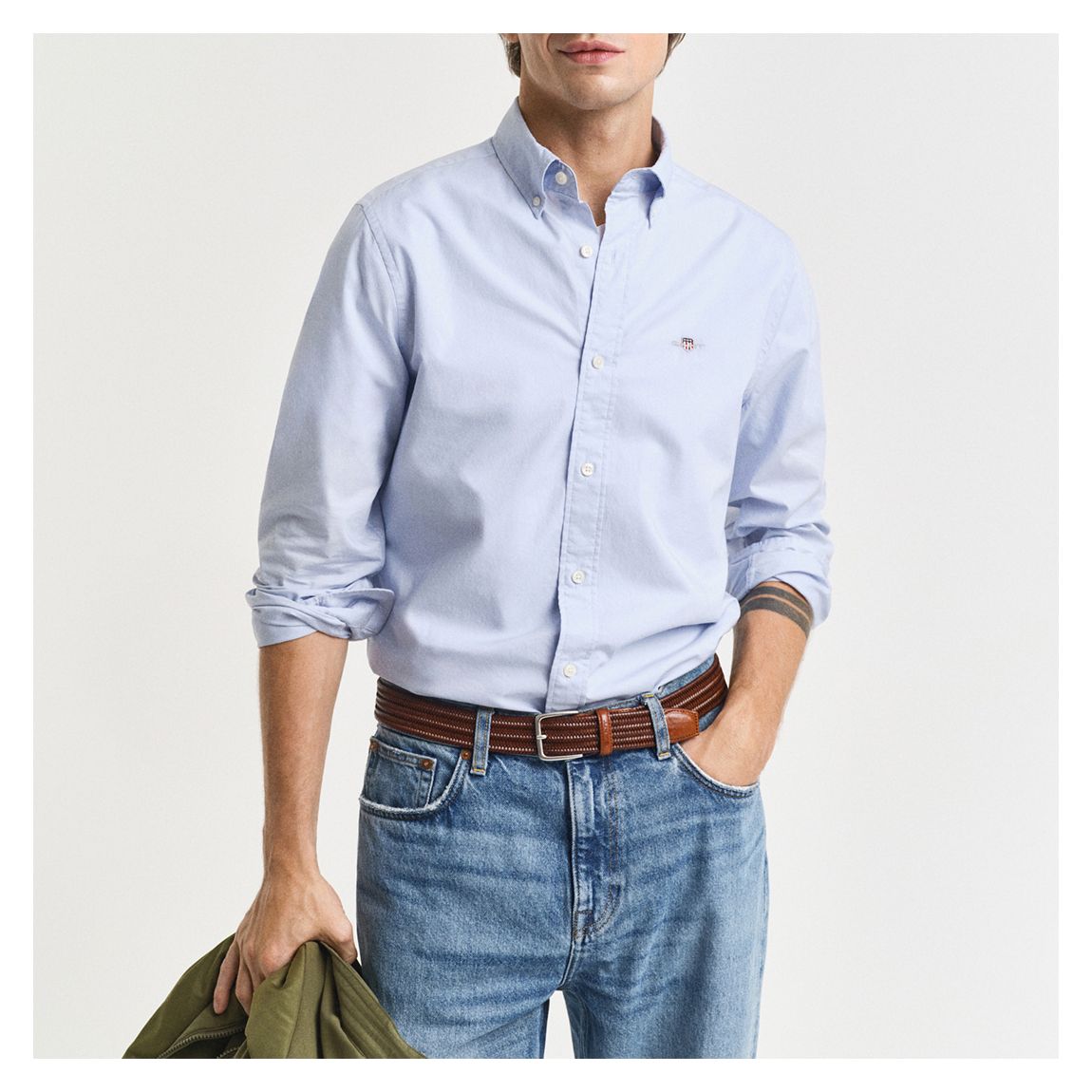 Blue Classic Oxford Shirt main product photo