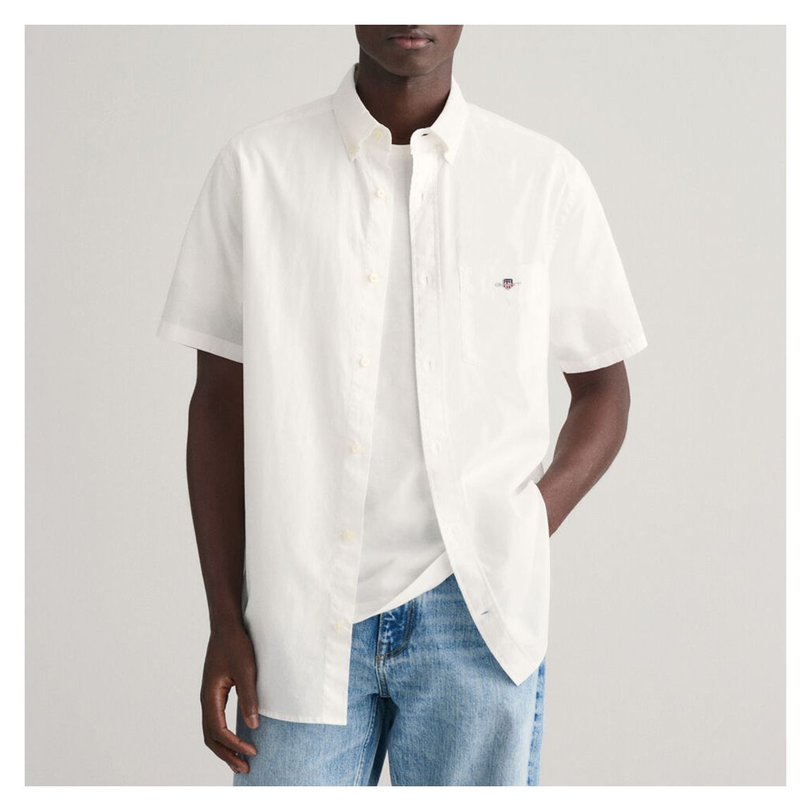 White Linen Shirt main product photo