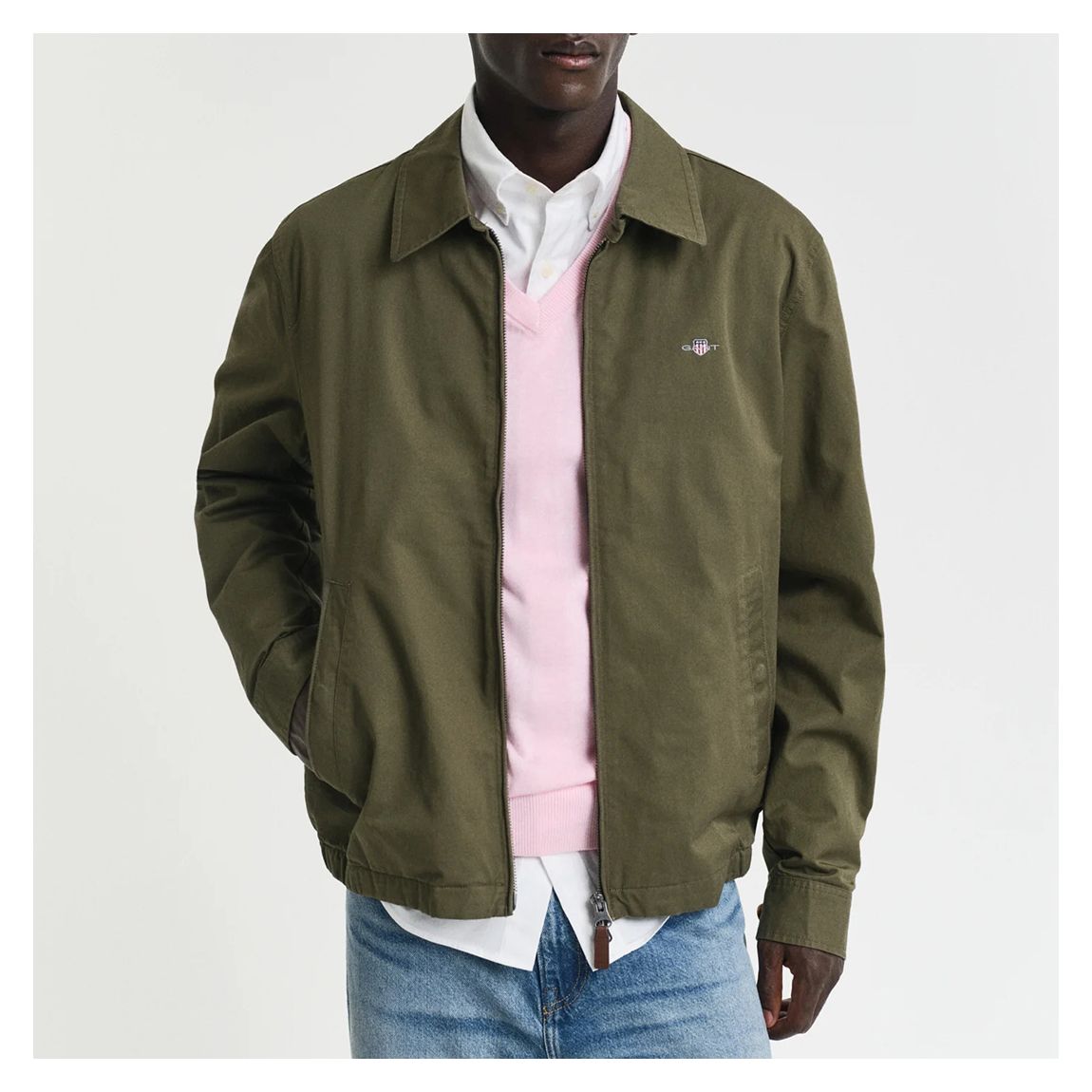 Khaki WindCheater Jacket main product photo