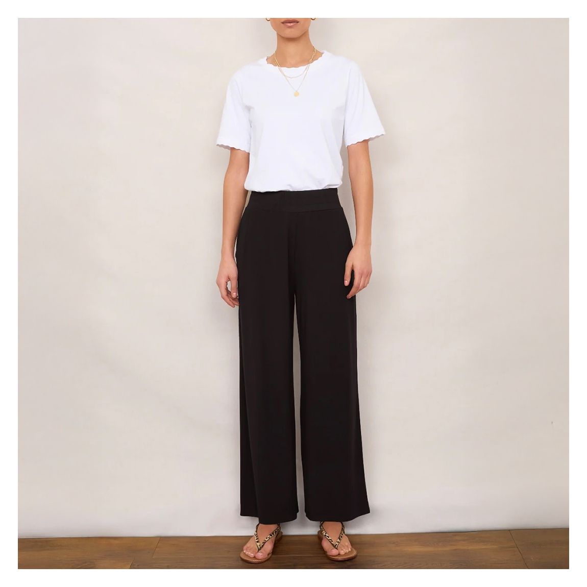 Black Delphine Pull On Trouser main product photo