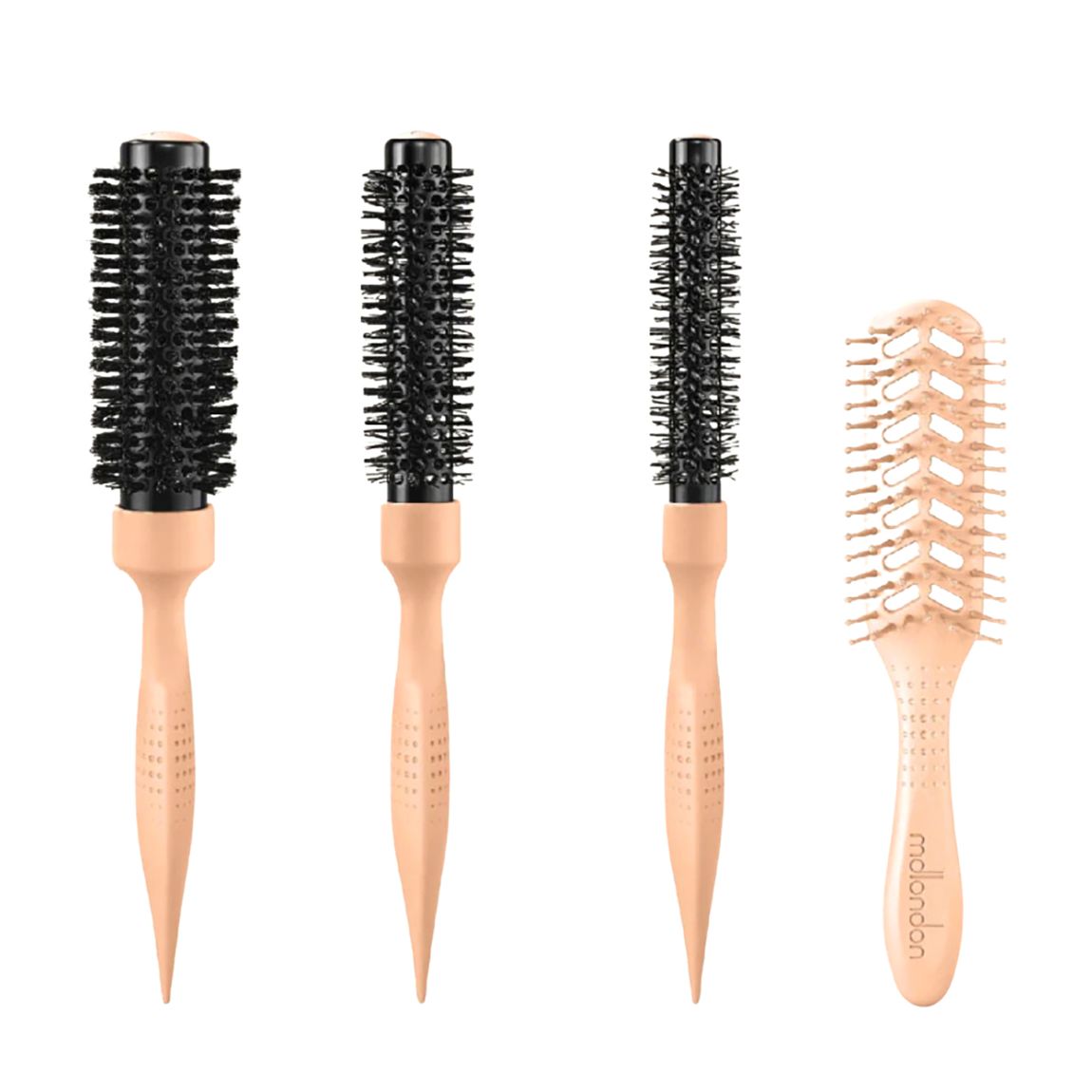 mdlondon Brush Bundle - Short length thick hair- Blush main product photo