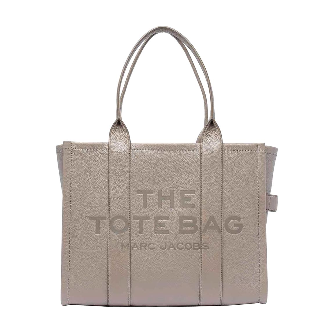 Beige Marc Jacobs The Leather Large Tote Bag main product photo