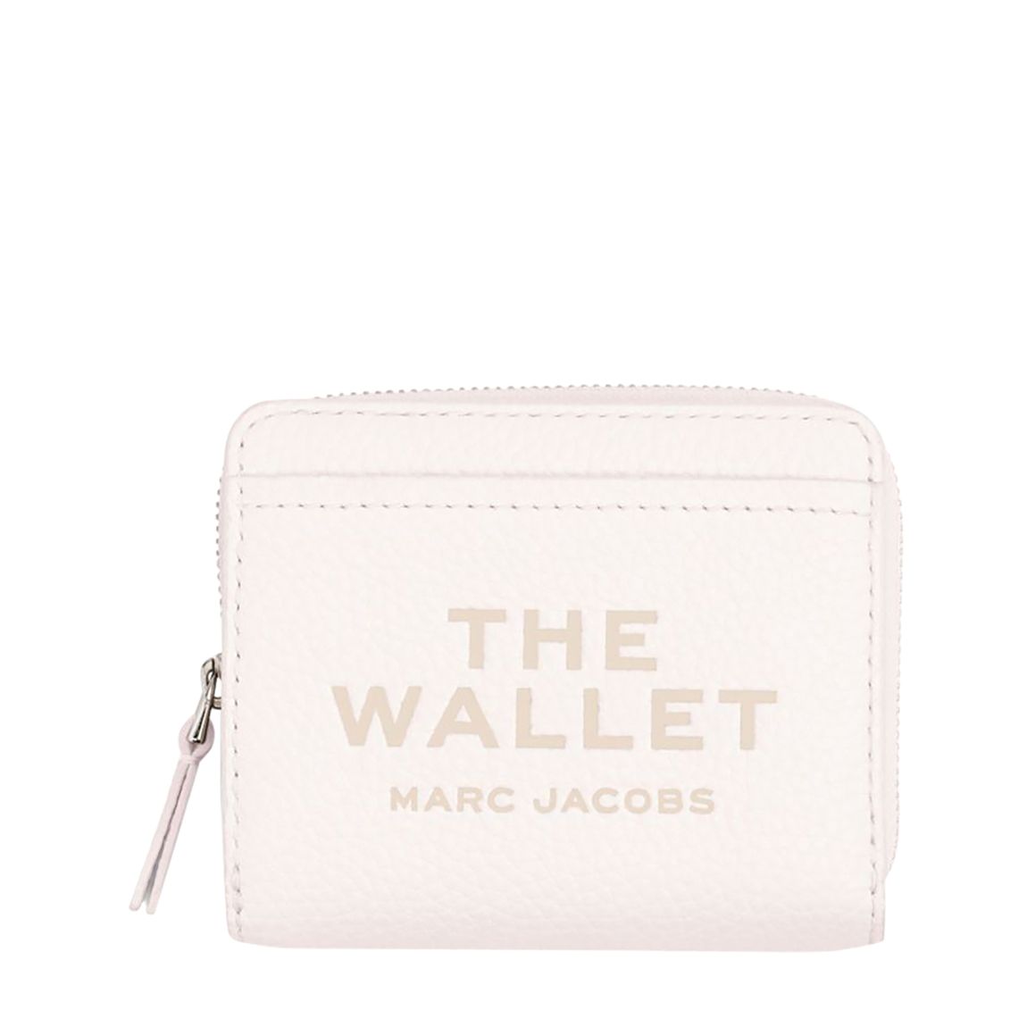 White Marc Jacobs The Leather Mini Compact Purse main product photo