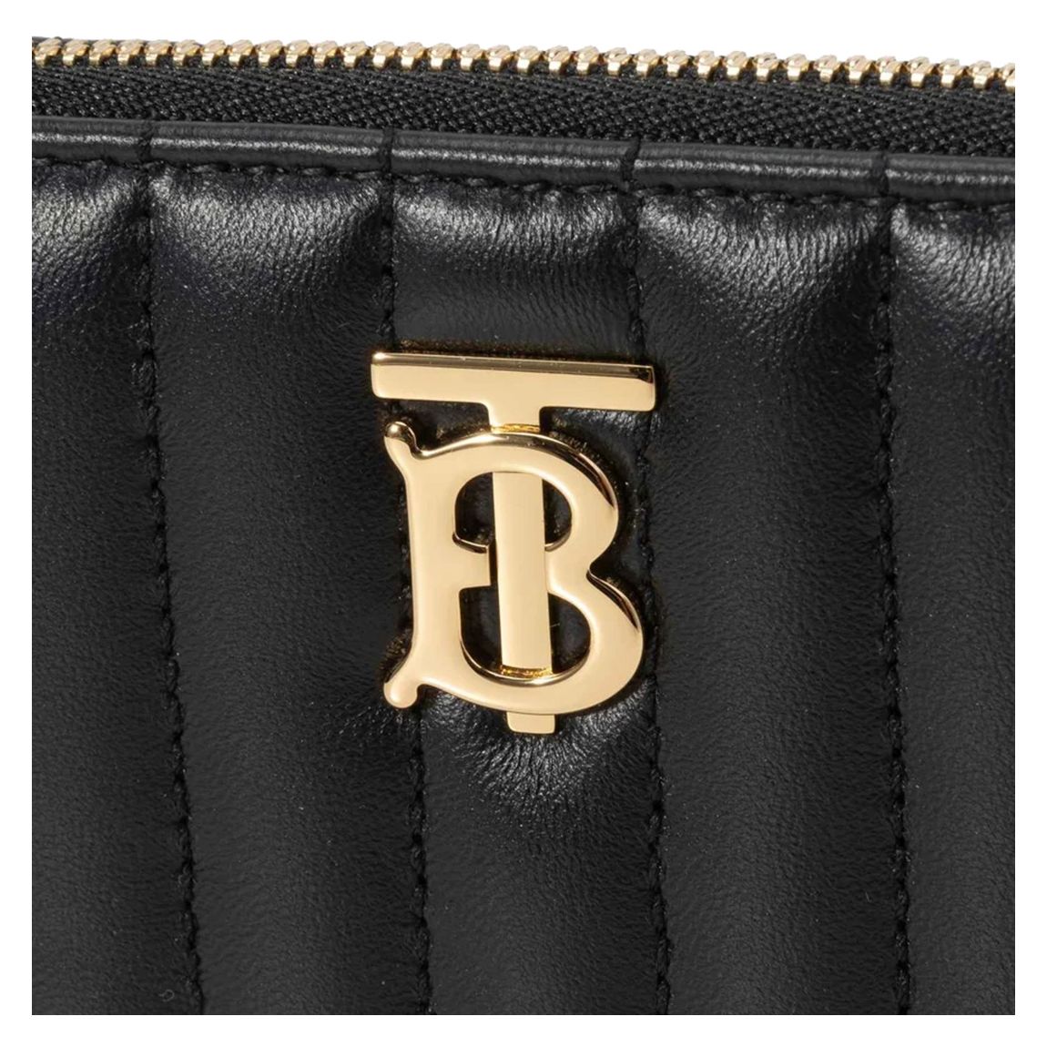 Black Leather Long Wallet Burberry Wallet main product photo