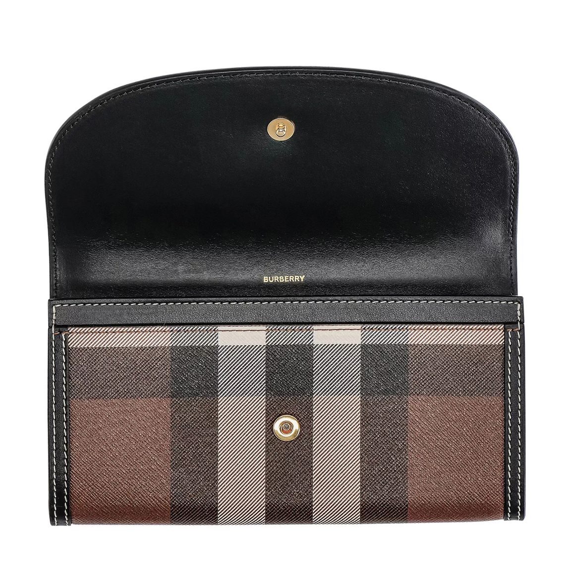 Brown Dark Birch Halton Burberry Wallet main product photo