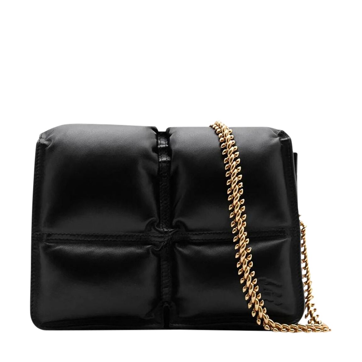 Black Quilted Snip Chain Burberry Bag main product photo