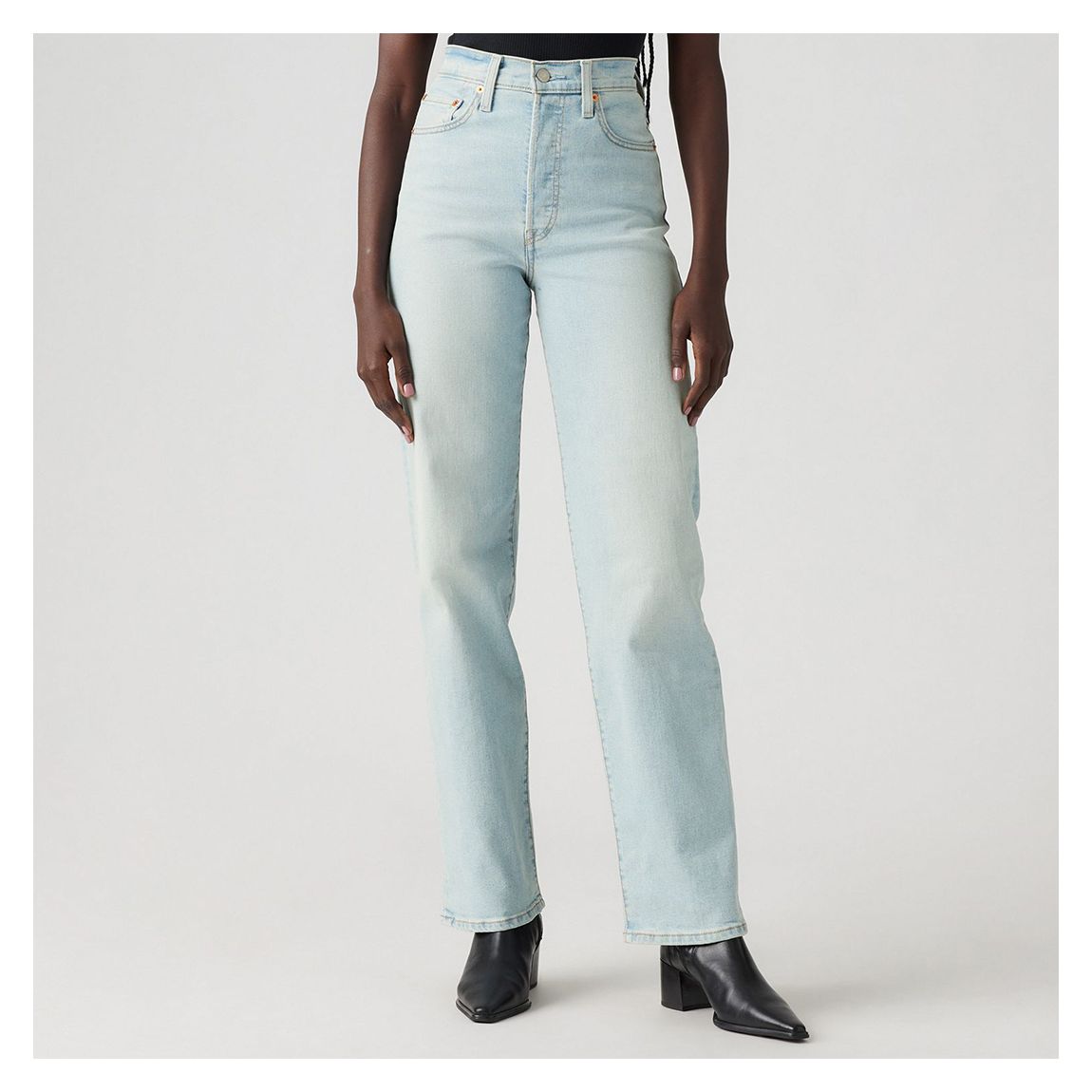 Washed Blue Ribcage Full Length Jean main product photo
