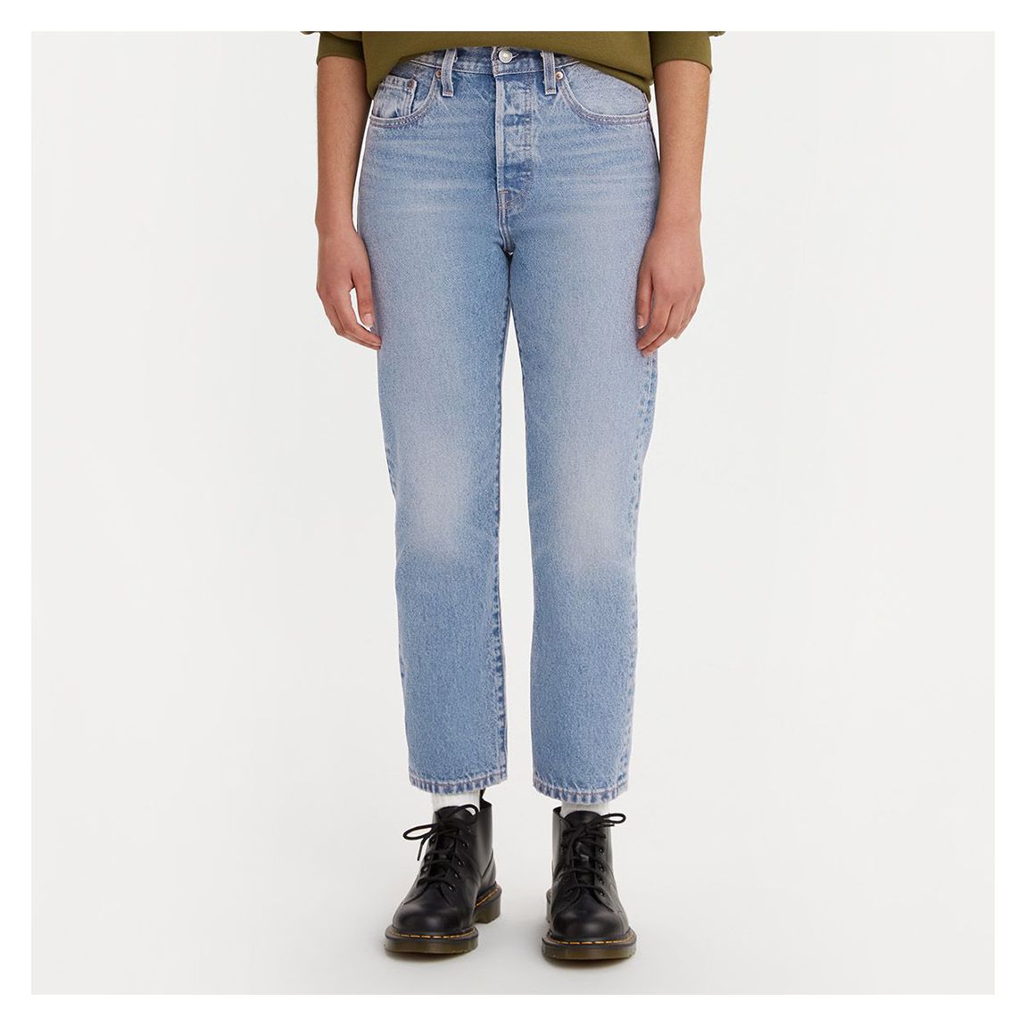 Washed Blue 501 Crop Must Be Mine Jean main product photo