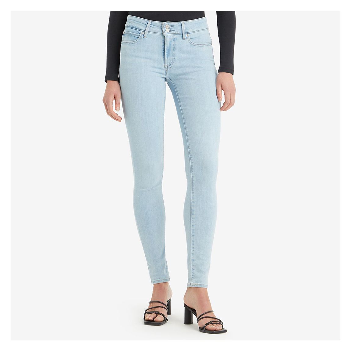 Light Blue 711 Skinny Jean main product photo