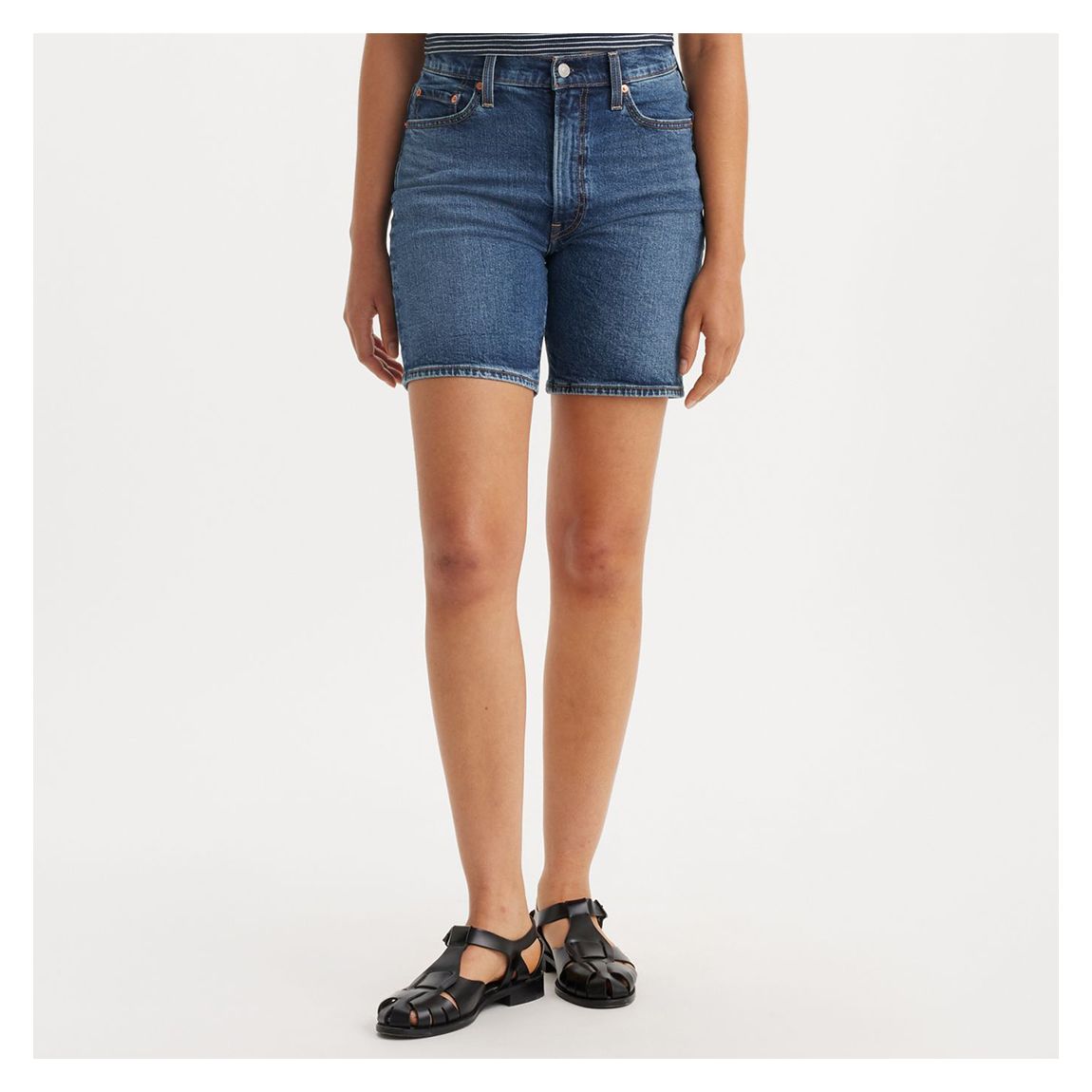 Indigo Ribcage Bermuda Short main product photo