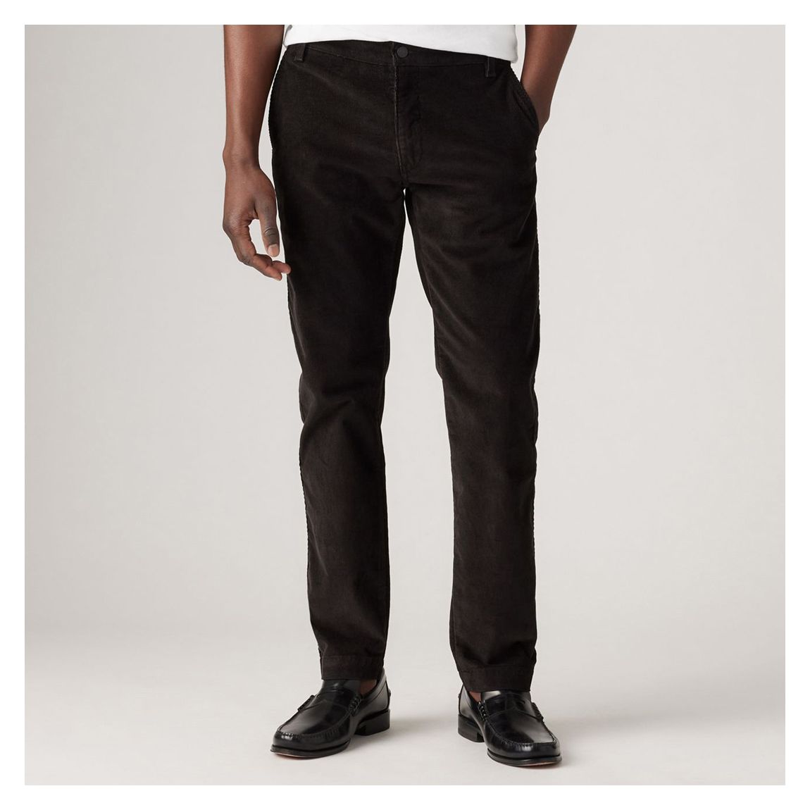 Black Chino Cord Trouser main product photo