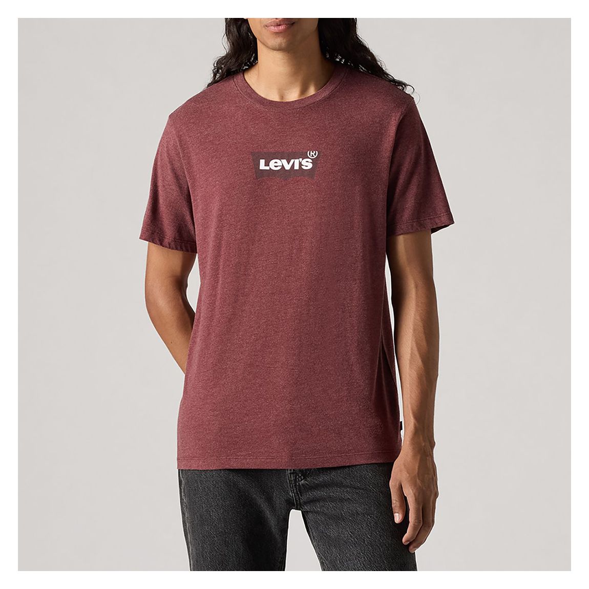 Dark Red Graphic Crewneck T-shirt main product photo