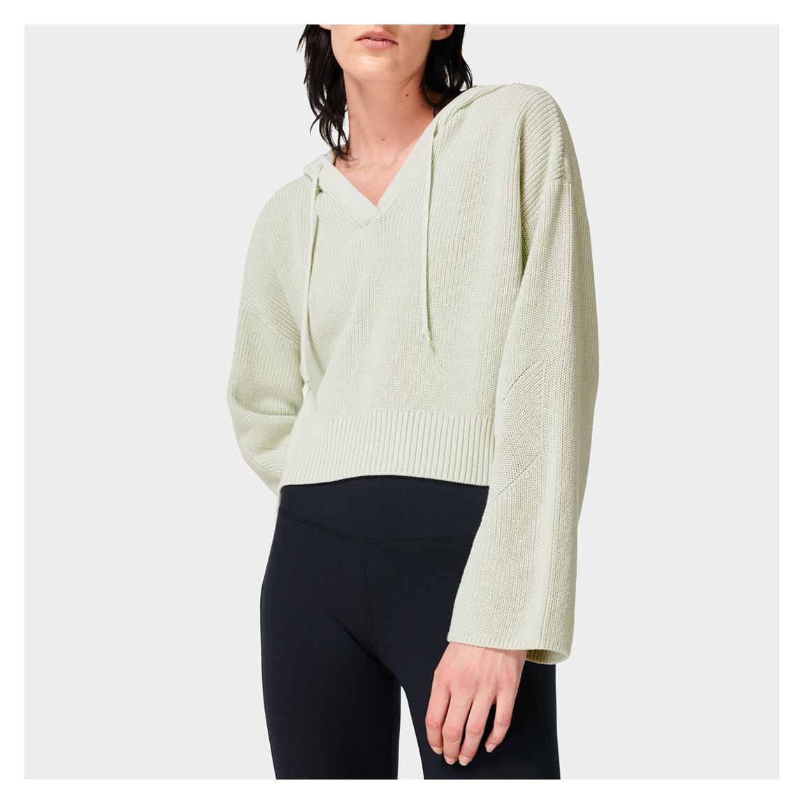 Green Summer Beach Open Neck Hoody main product photo