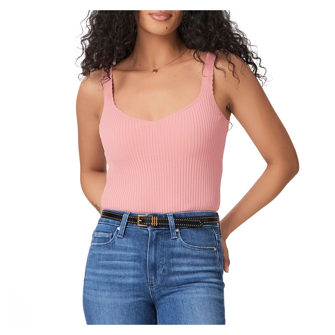 Pink Odile Knitted Tank Top main product photo
