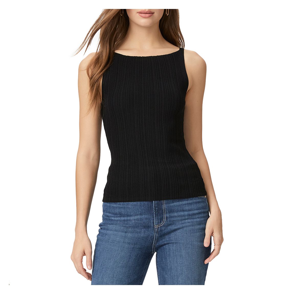 Black Yuelia Knitted Vest main product photo