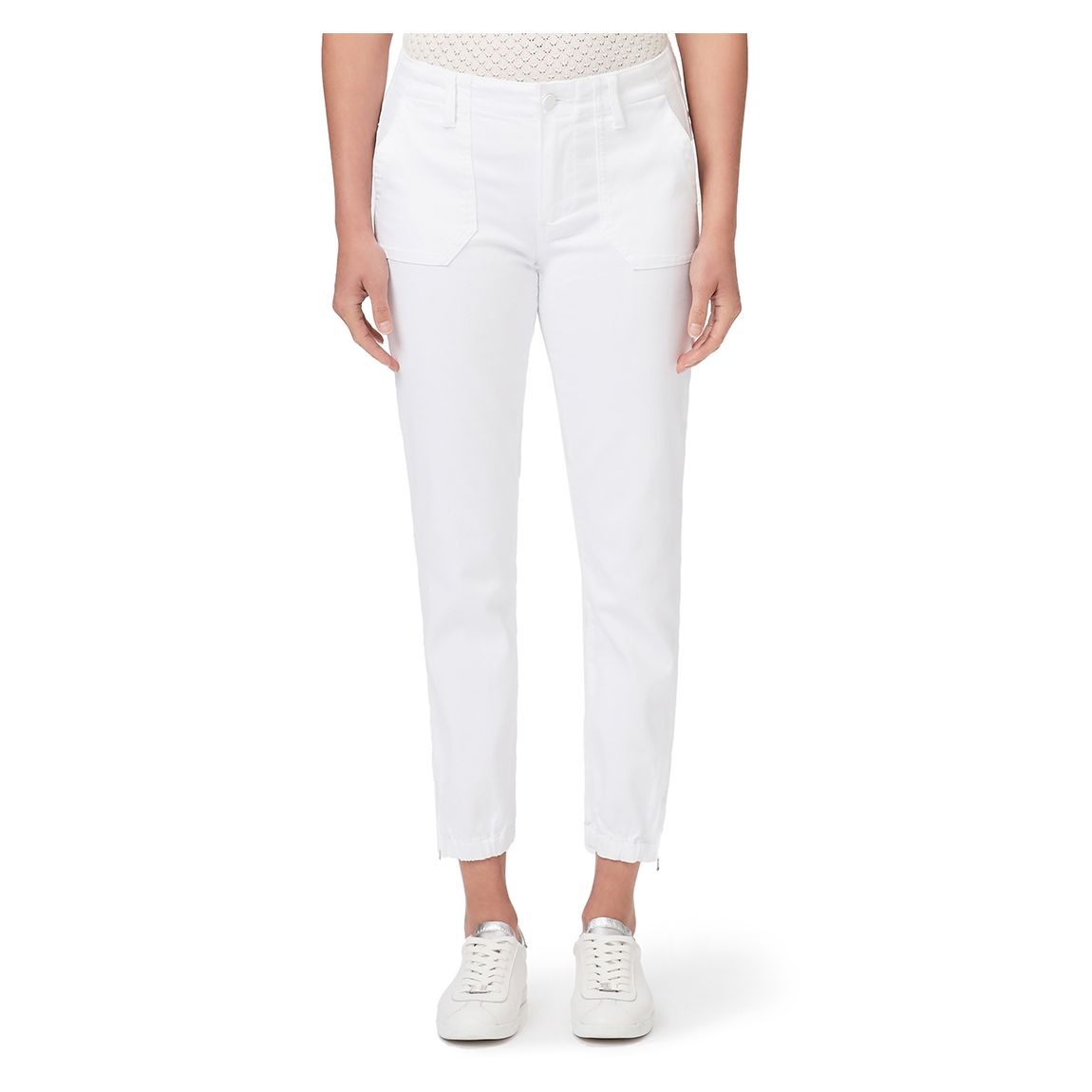 White Mayslie Denim Jogger main product photo