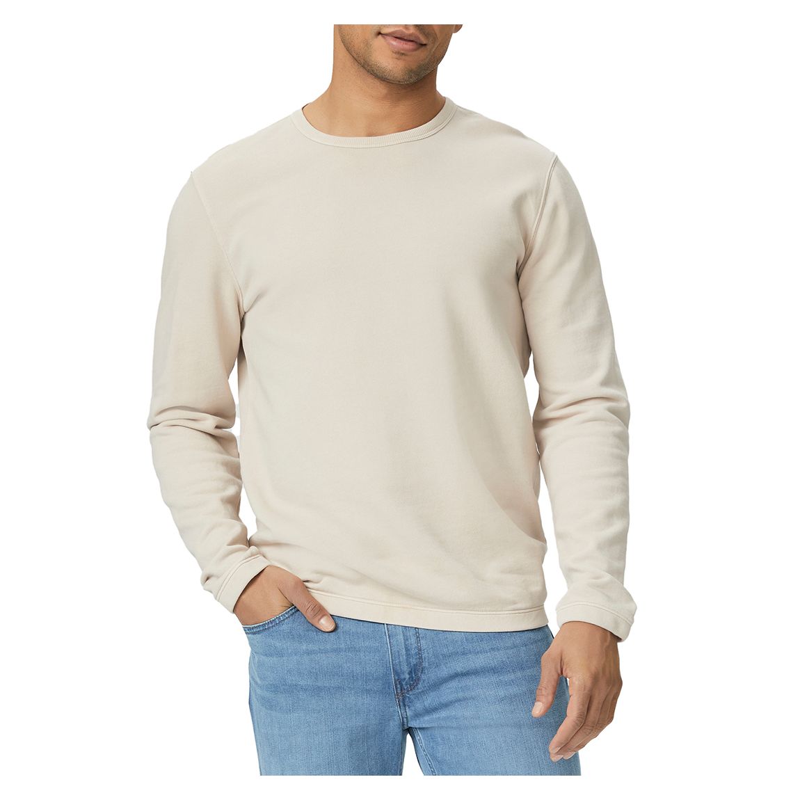 Beige Ramos Cotton Sweatshirt main product photo