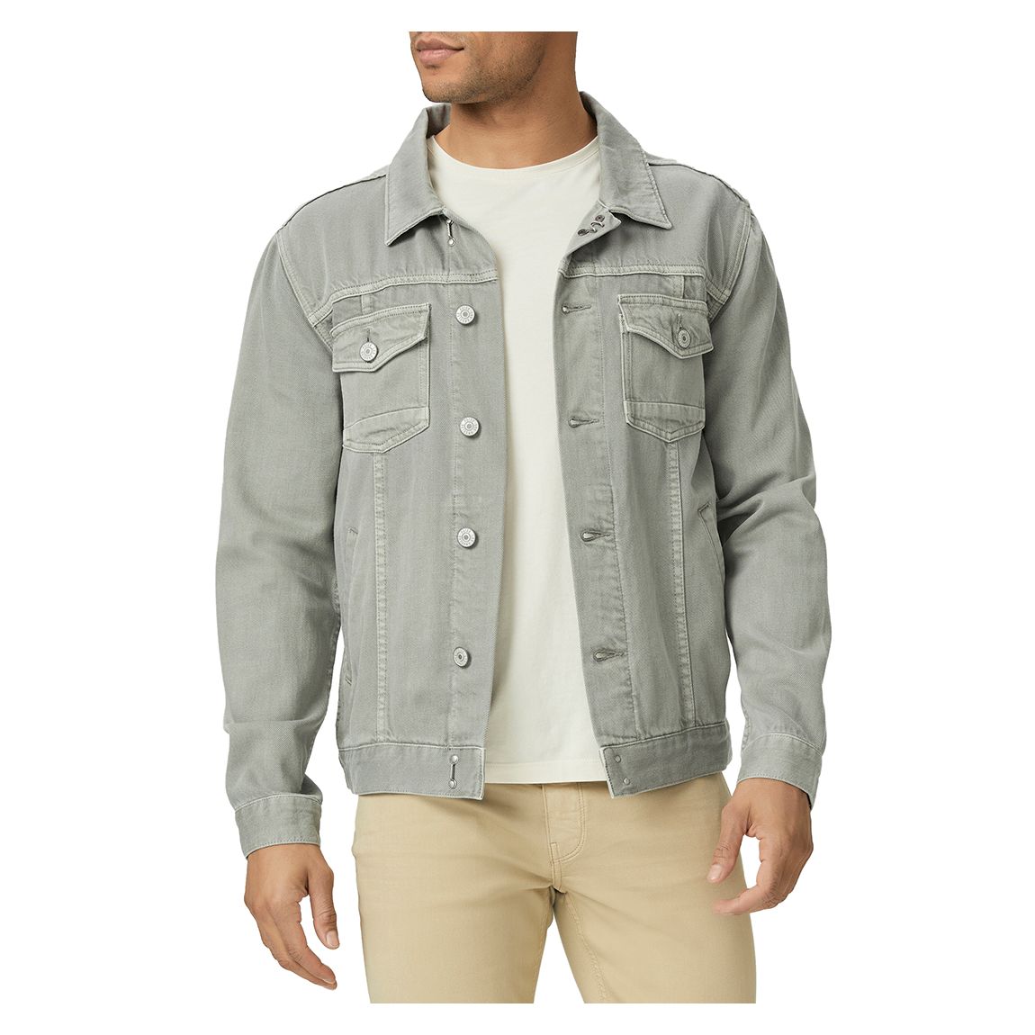Grey Scout Denim Cotton Blend Jacket main product photo