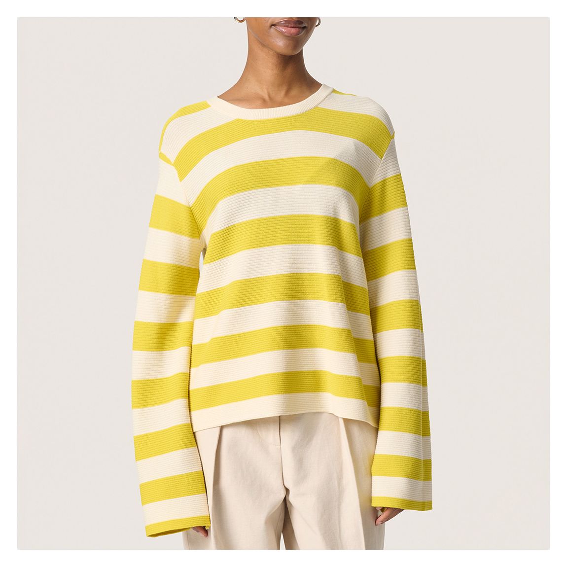 Striped Yellow SL Lidya Pullover main product photo