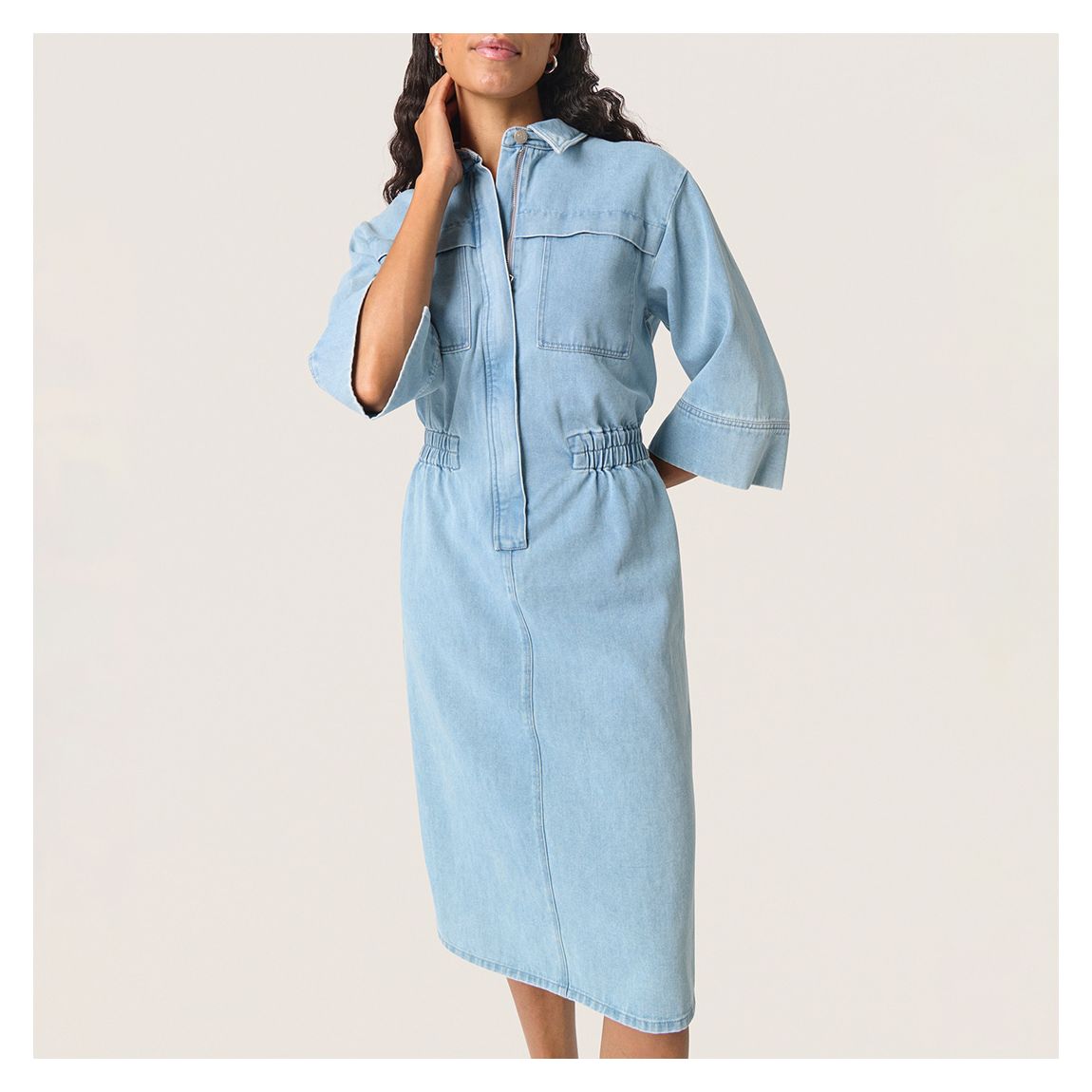 Blue SL Annabeth Cotton Dress main product photo