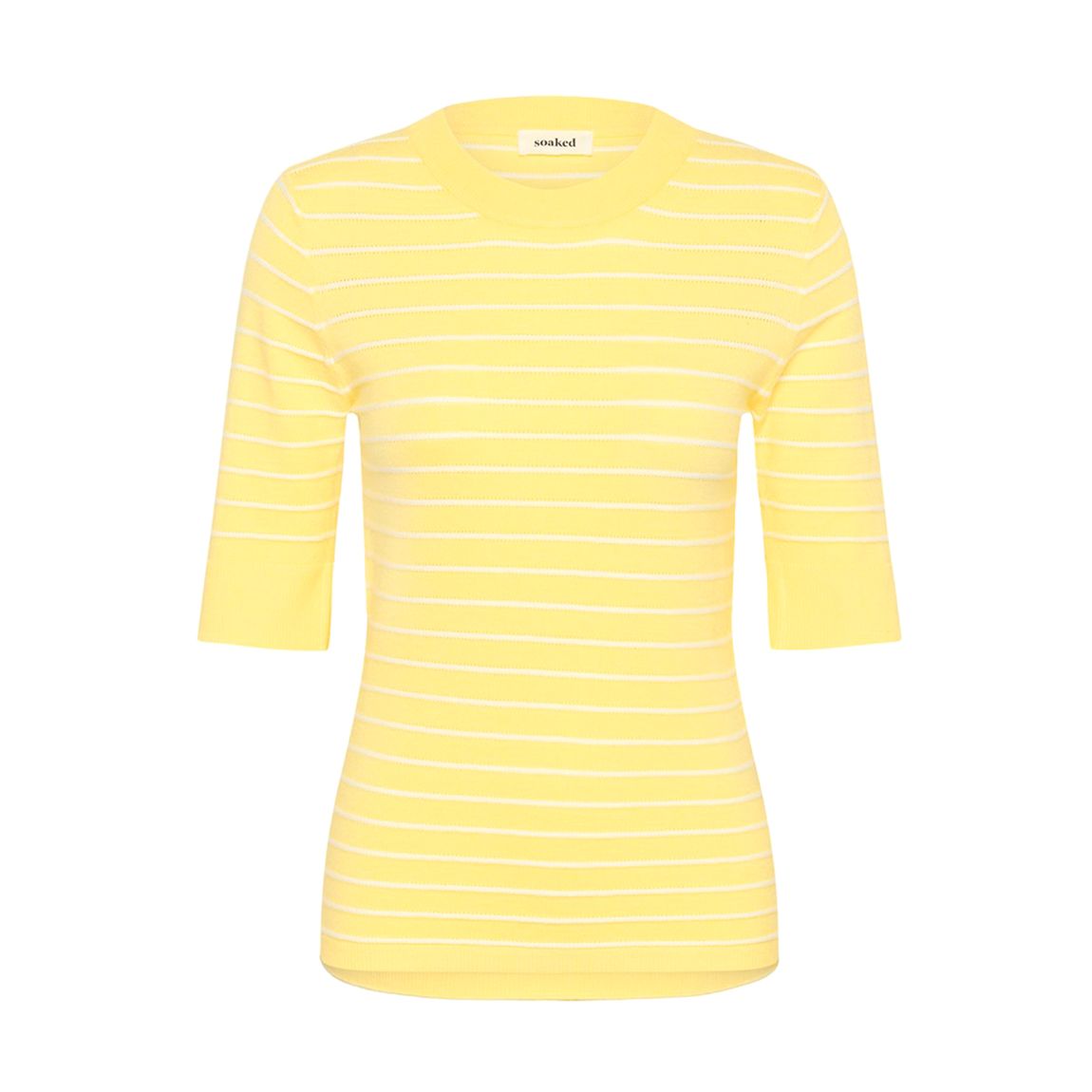Striped Yellow SL Spina SS Pullover main product photo