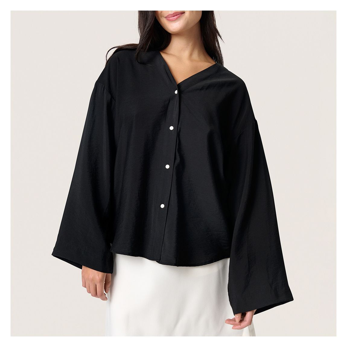Black SL Leodora Blouse main product photo