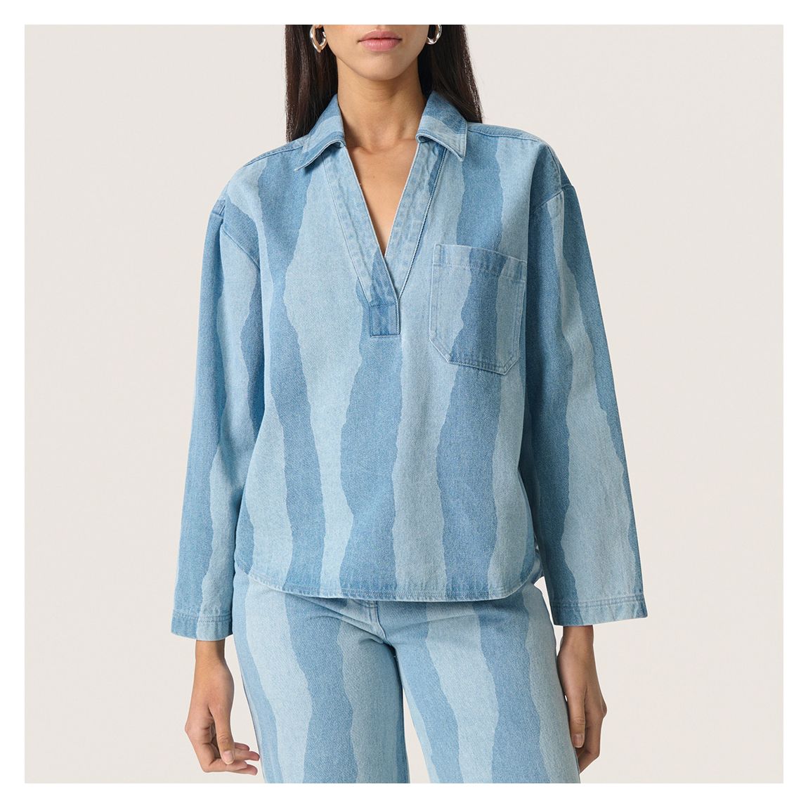 Blue SL Maisa Cotton Blouse main product photo