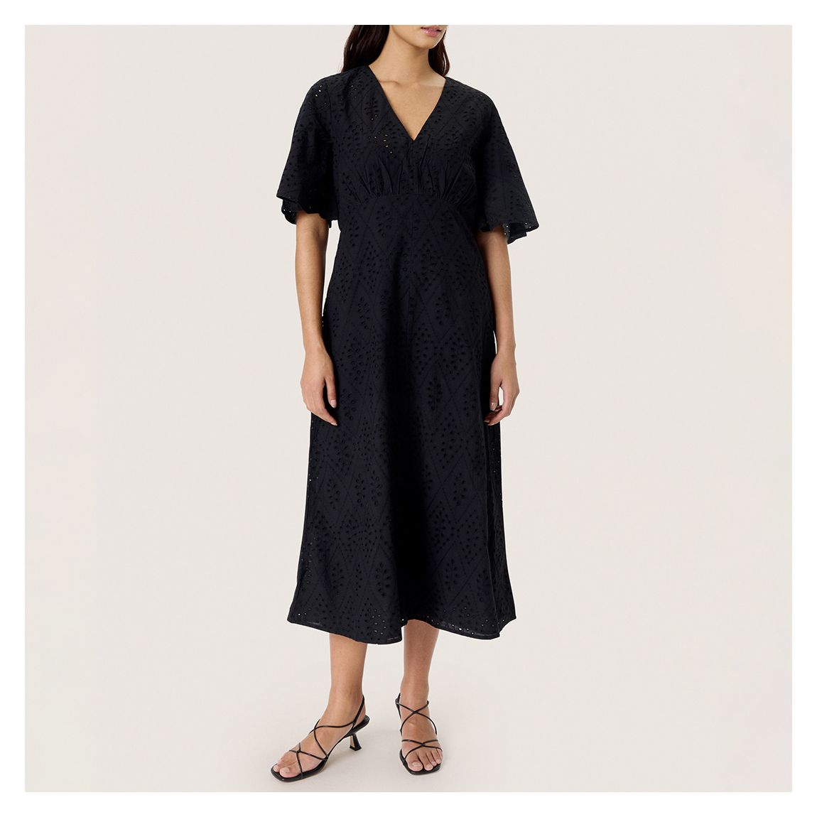 Black SL Joella Cotton Dress main product photo