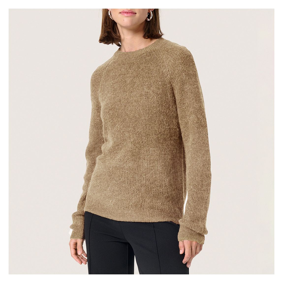 Neutral Wool Blend SL Tuesday Pullover main product photo