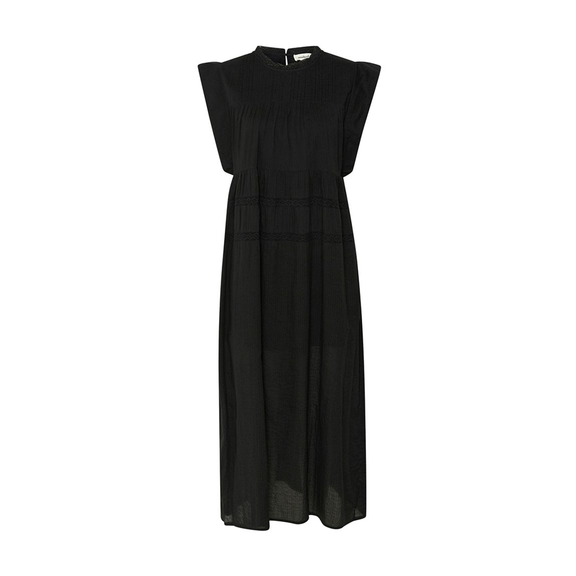 Black SL Amona Cotton Maxi Dress main product photo