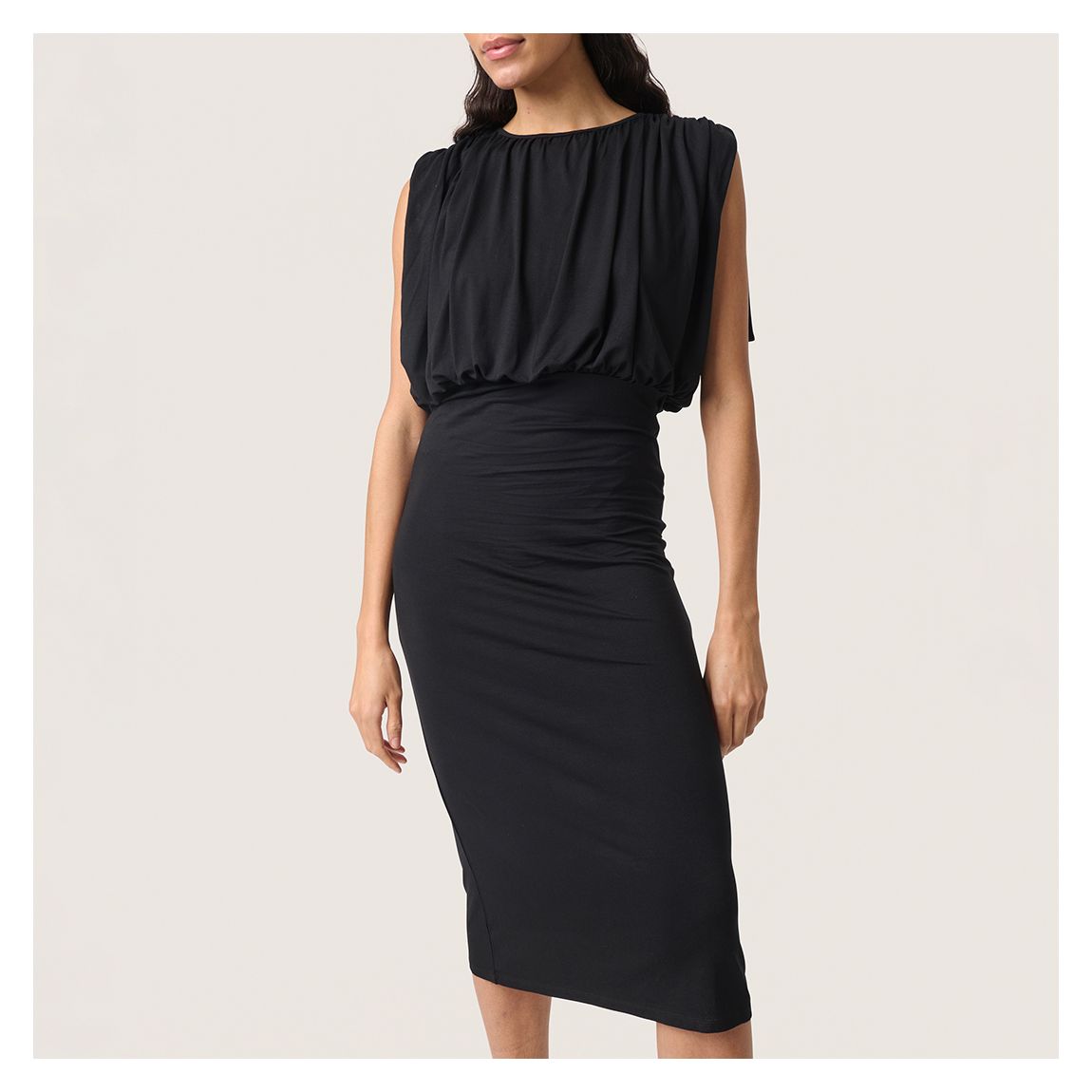 Black SL Hanadi Slim Dress main product photo
