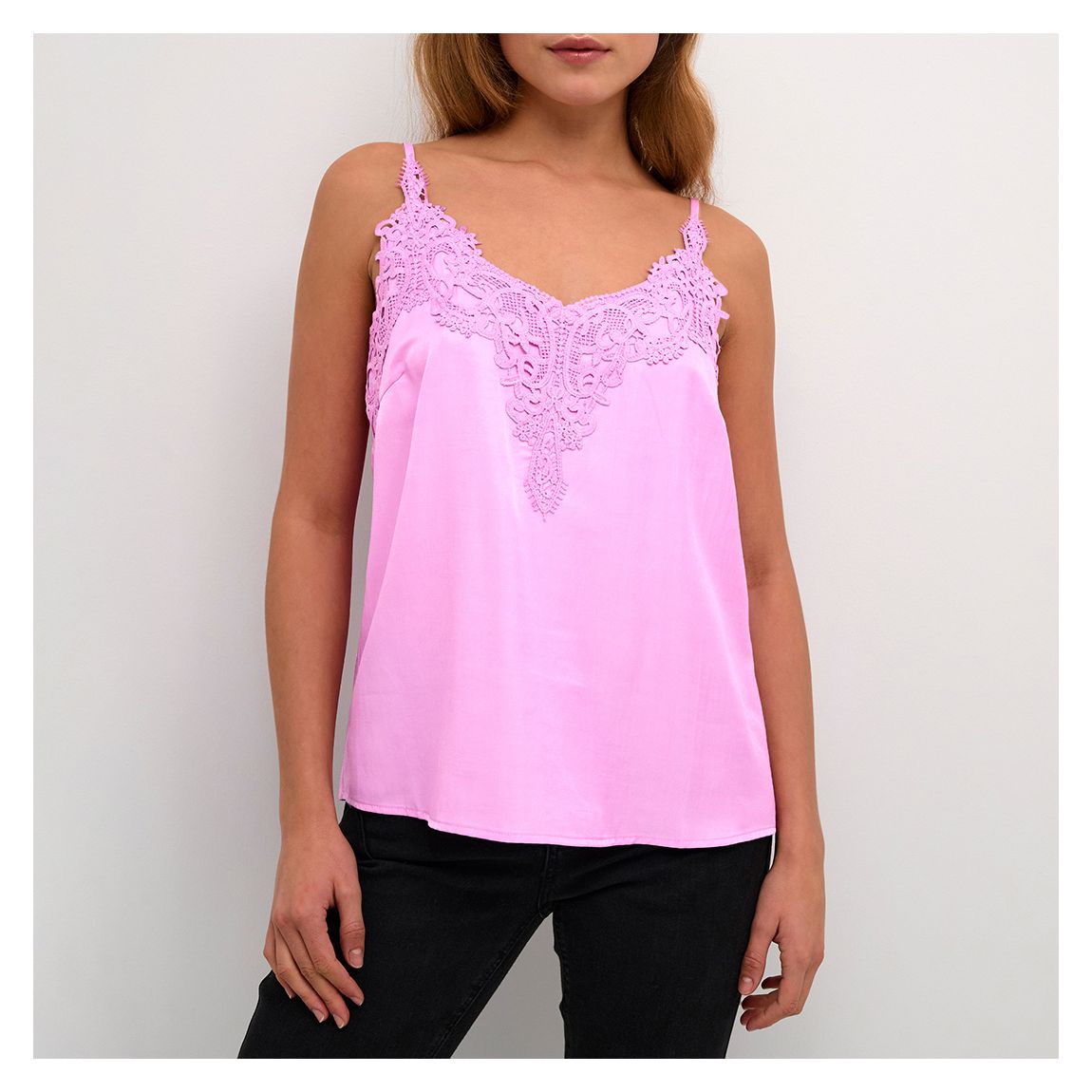 Lace Pink Anna Top main product photo