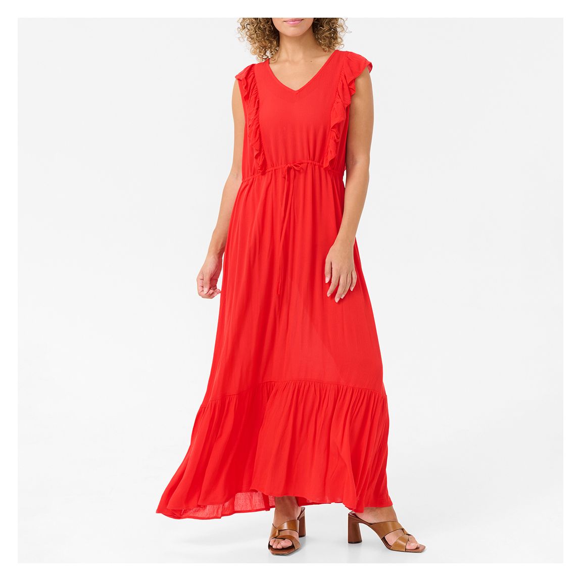 Red Allie Maxi Dress main product photo