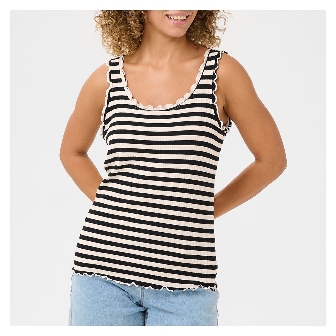 Striped Multi Ribba Stripe Top main product photo