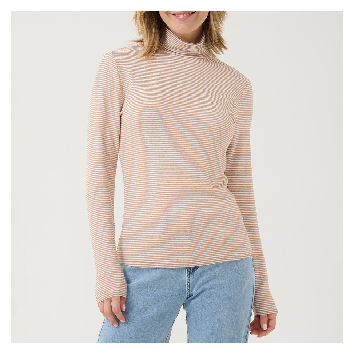 Striped Cream Amma Jumper main product photo