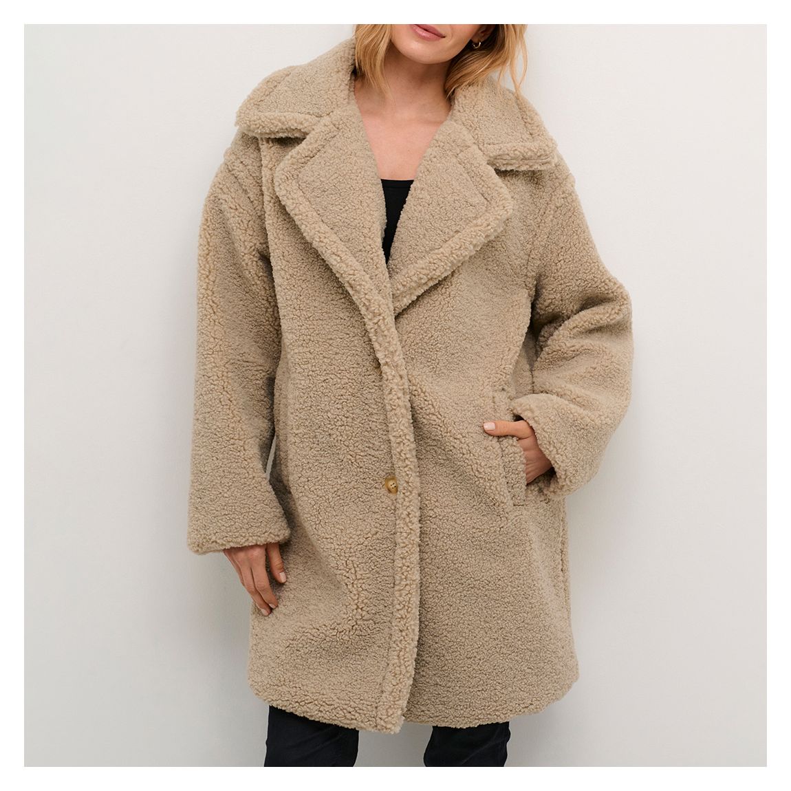 Cream Thyra Coat main product photo