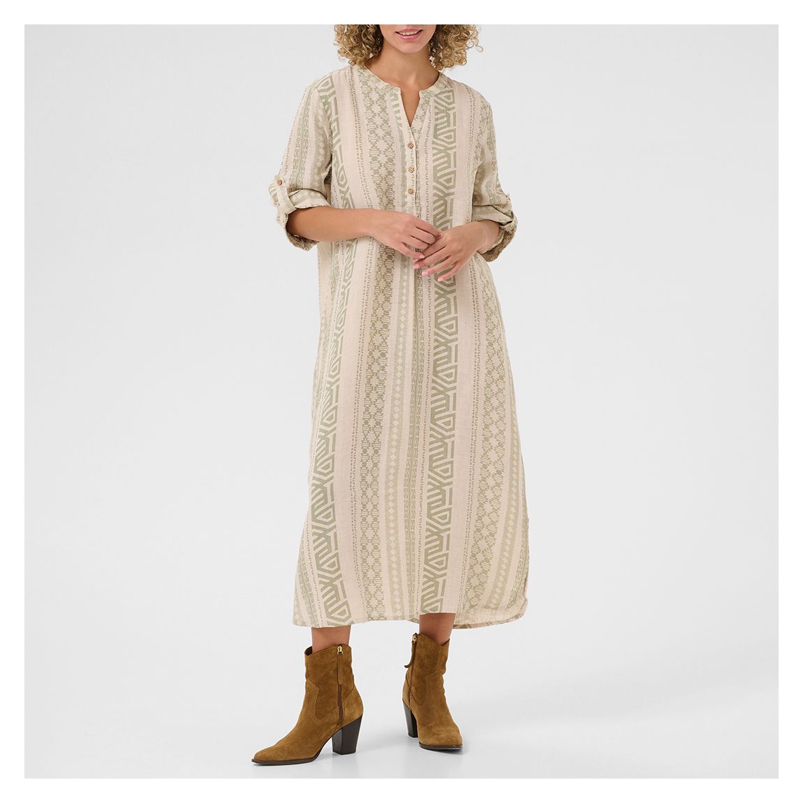 Multi Linen CRBellis Dress main product photo