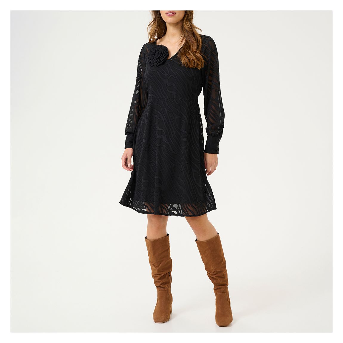 Animal Black Yana Dress main product photo