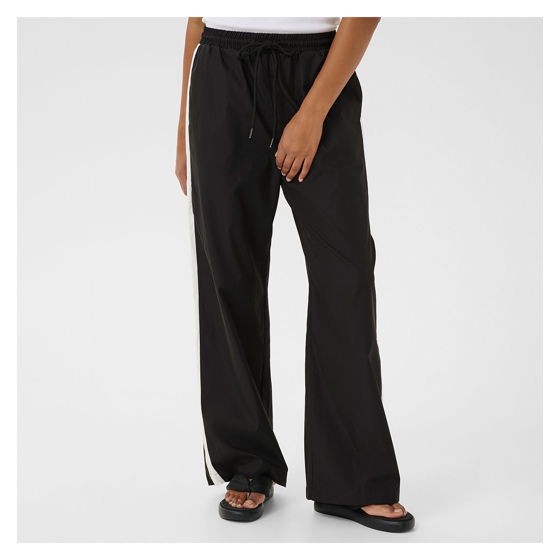 Striped Black Vanessa Trousers main product photo