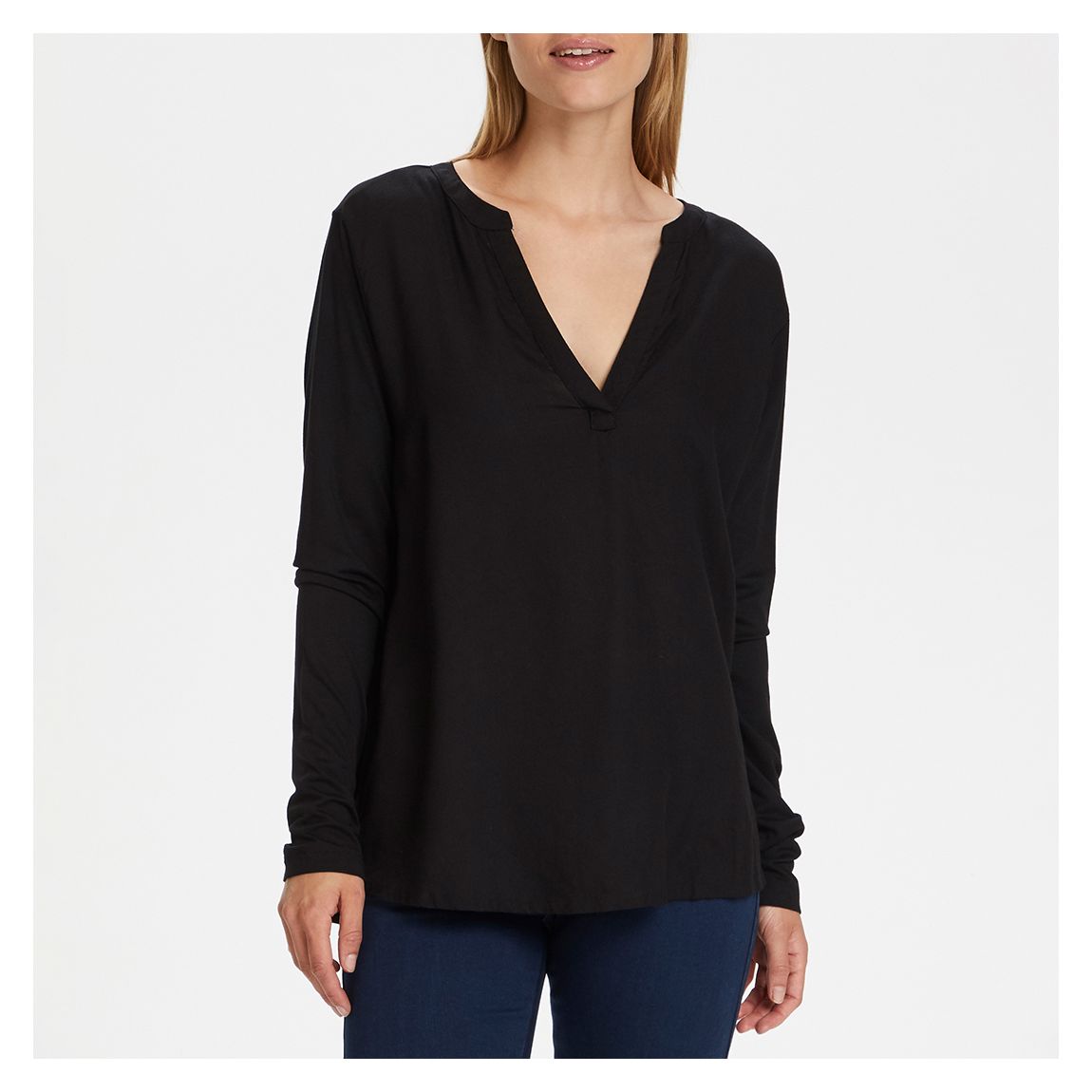 Black Calina Blouse main product photo