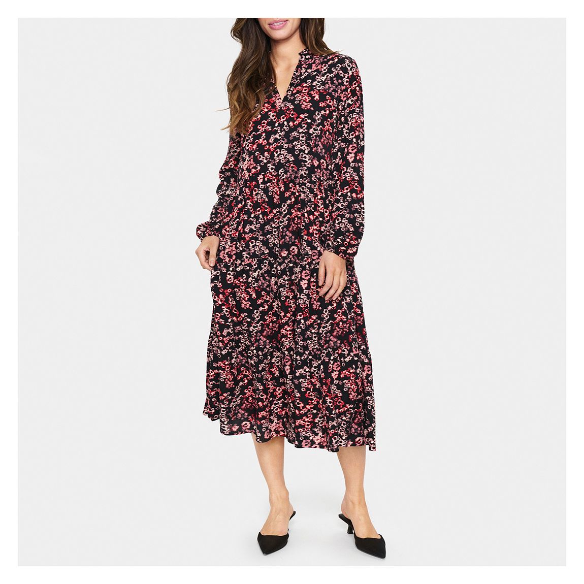 Black Eda Midi Dress main product photo