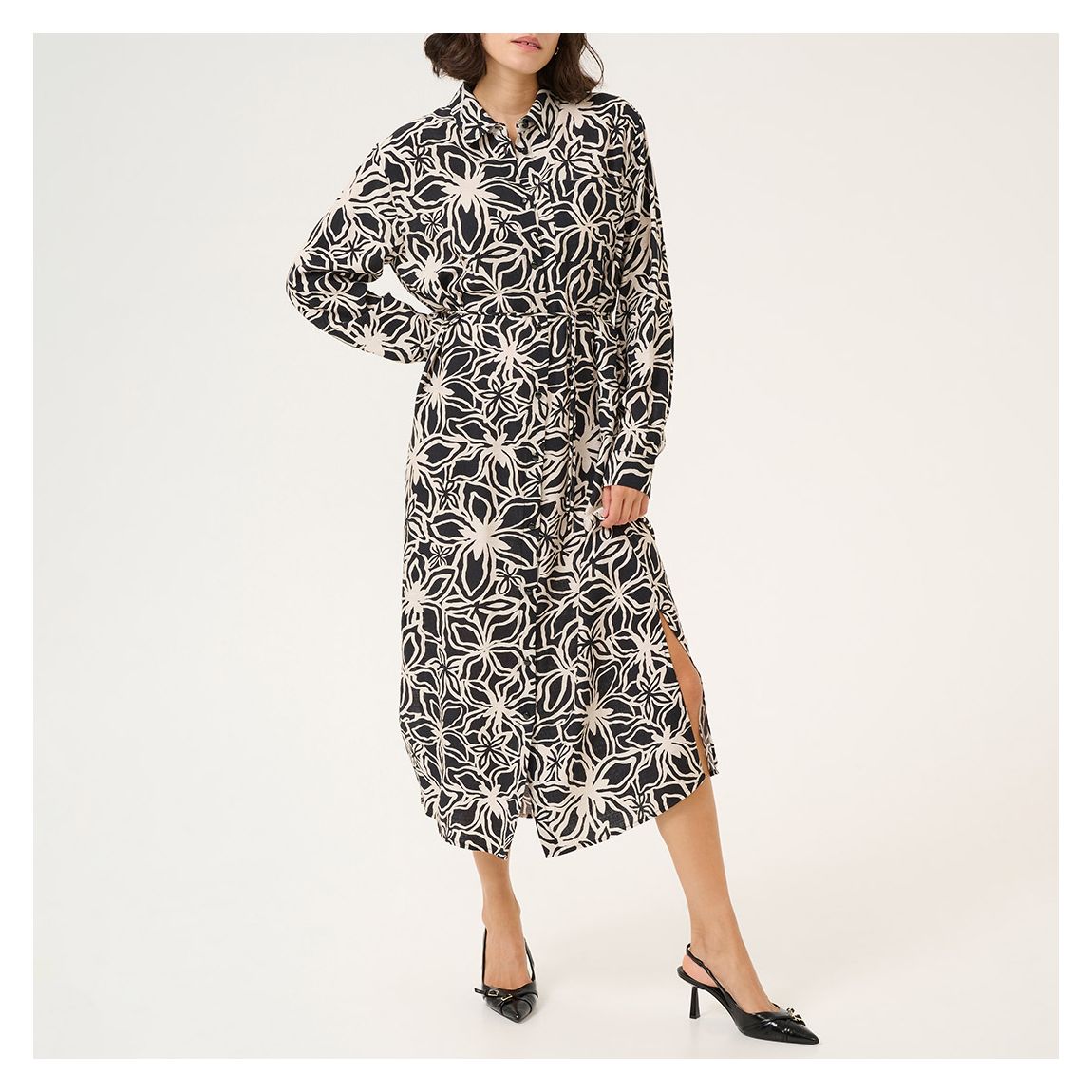 Floral Black Hannah Dress main product photo