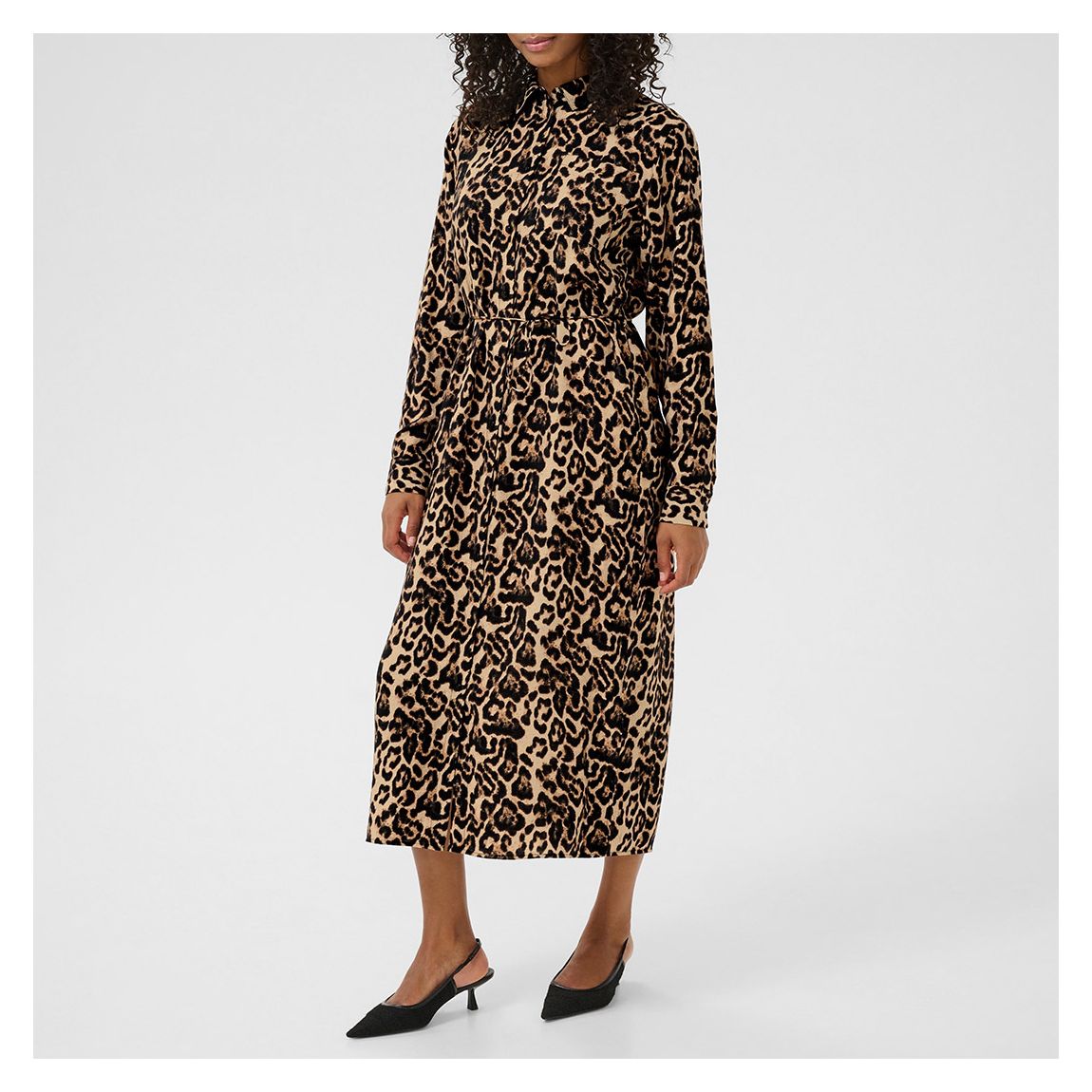 Leopard Neutral Hannah Dress main product photo