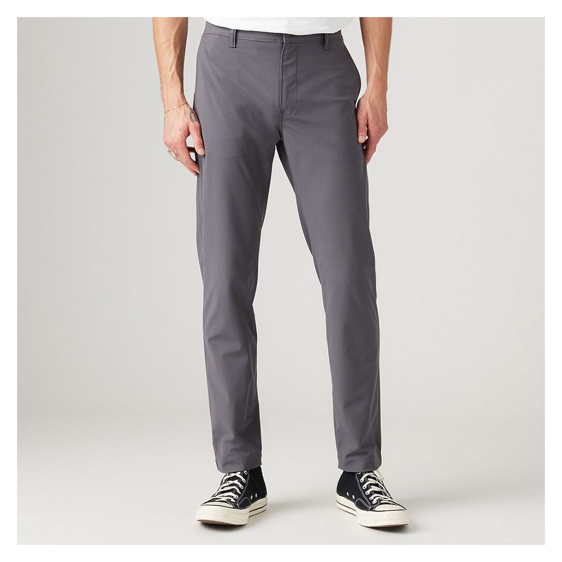 Grey Chino Tech Trousers main product photo